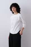 YLEVE / COTTON RAYON PIGMENT DYE FOOTBALL PULLOVER