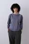 YLEVE / COTTON RAYON PIGMENT DYE FOOTBALL PULLOVER イレーヴ/YLEVE ネイビー