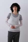YLEVE / THREE LAYERED JERSEY PULLOVER
