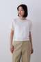 YLEVE / TETRON COTTON SLUB YARN JERSEY T-SHIRT イレーヴ/YLEVE ホワイト