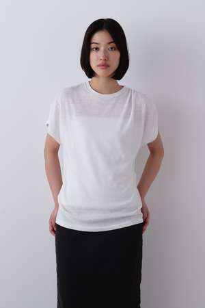 イレーヴ/YLEVEのYLEVE / TETRON COTTON SLUB YARN JERSEY SLEEVELESS PULLOVER(110100/110102)