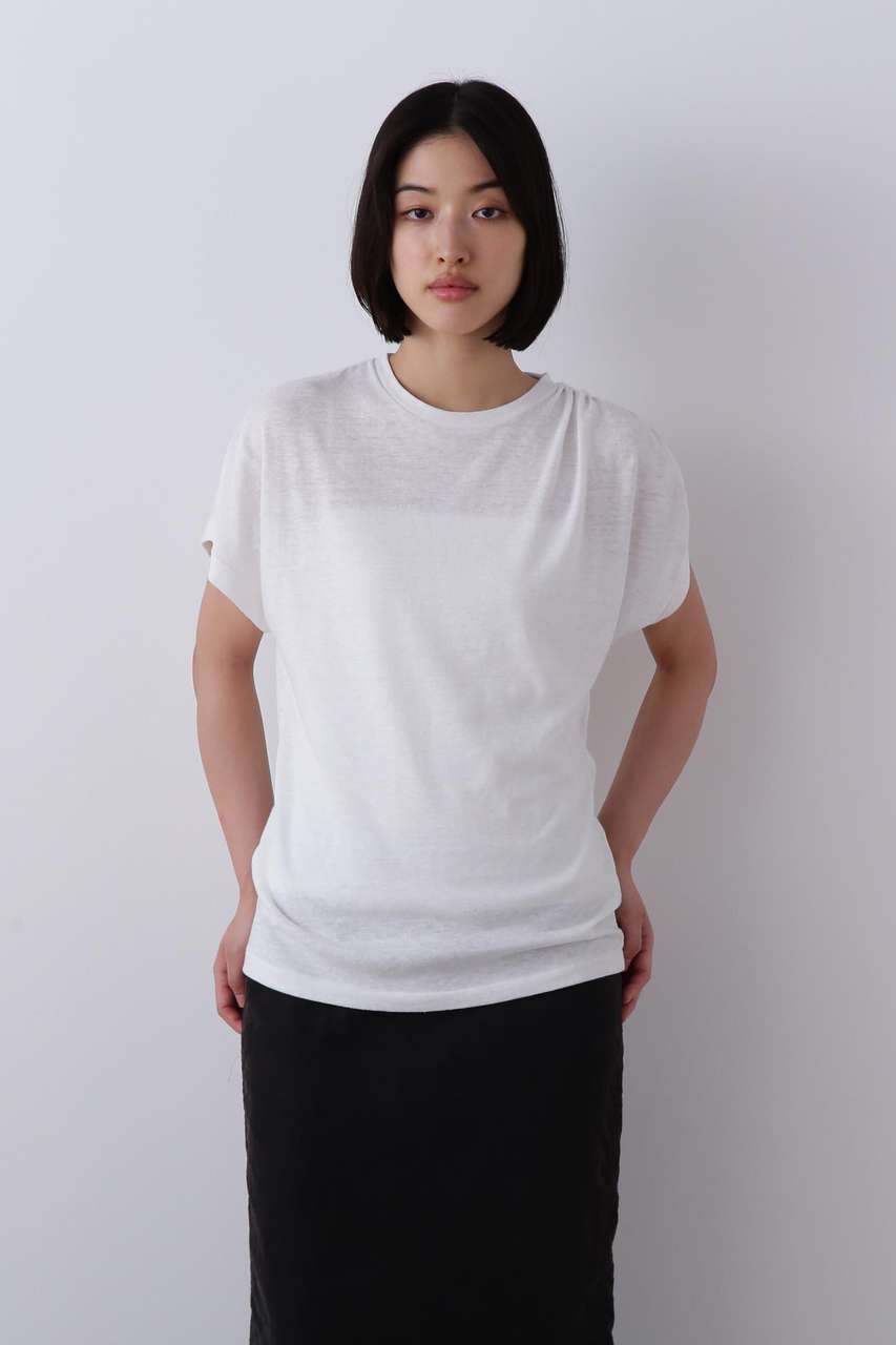 イレーヴ/YLEVEのYLEVE / TETRON COTTON SLUB YARN JERSEY SLEEVELESS PULLOVER(ホワイト/1686166071)