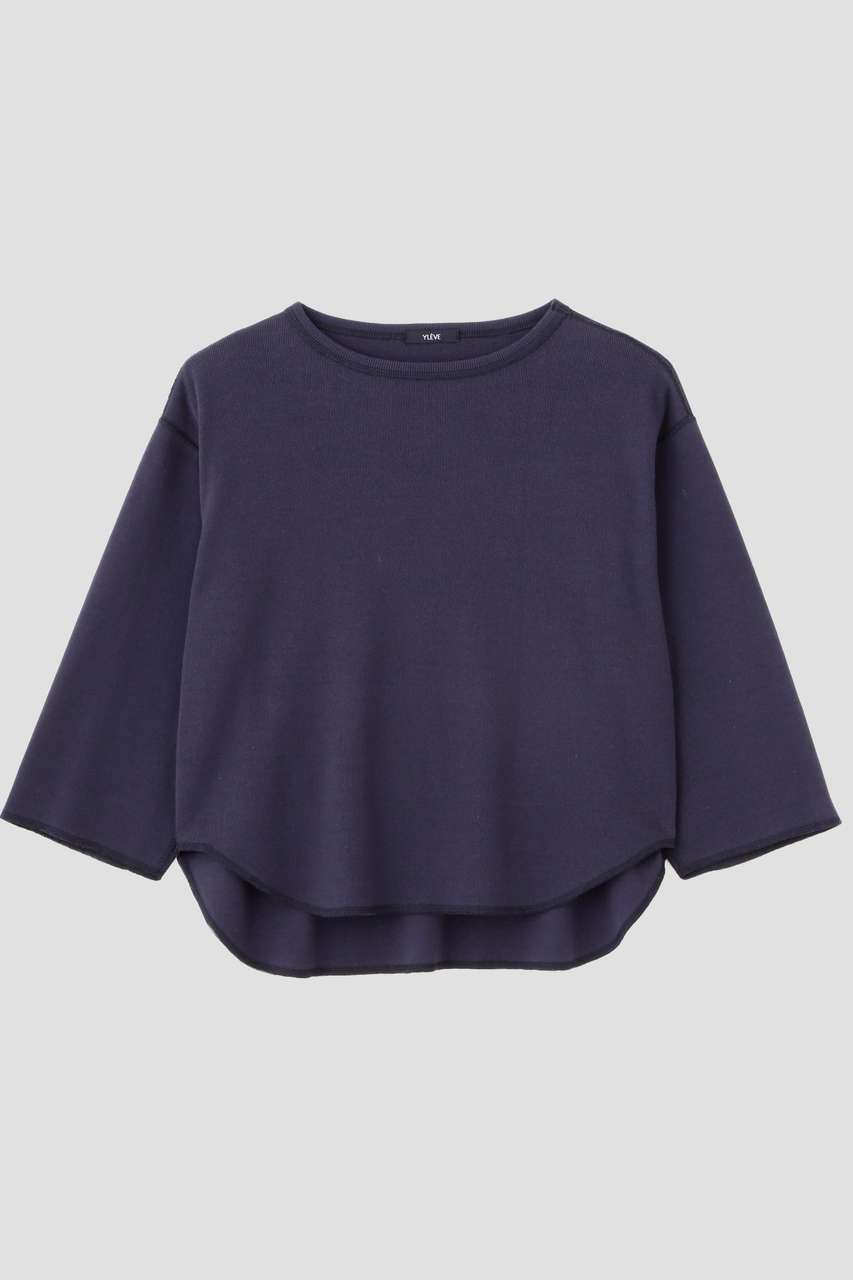 イレーヴ/YLEVEのYLEVE / COTTON RIB PULLOVER(ネイビー/1686166532)
