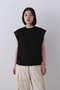 YLEVE / COTTON SHEER JERSEY SLEEVELESS イレーヴ/YLEVE ブラック