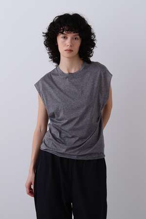 イレーヴ/YLEVEのYLEVE / COTTON SHEER JERSEY SLEEVELESS(110100/110102)