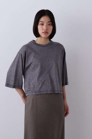 イレーヴ/YLEVEのYLEVE / COTTON SHEER JERSEY SHORT SLEEVE(110100/110102)