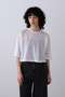 YLEVE / COTTON SHEER JERSEY SHORT SLEEVE イレーヴ/YLEVE ホワイト