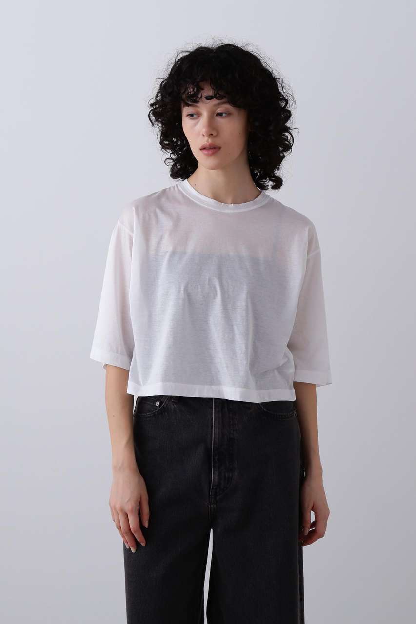 イレーヴ/YLEVEのYLEVE / COTTON SHEER JERSEY SHORT SLEEVE(ホワイト/1686166556)