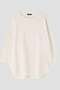 YLEVE / COTTON RIB PULLOVER BIG イレーヴ/YLEVE ホワイト