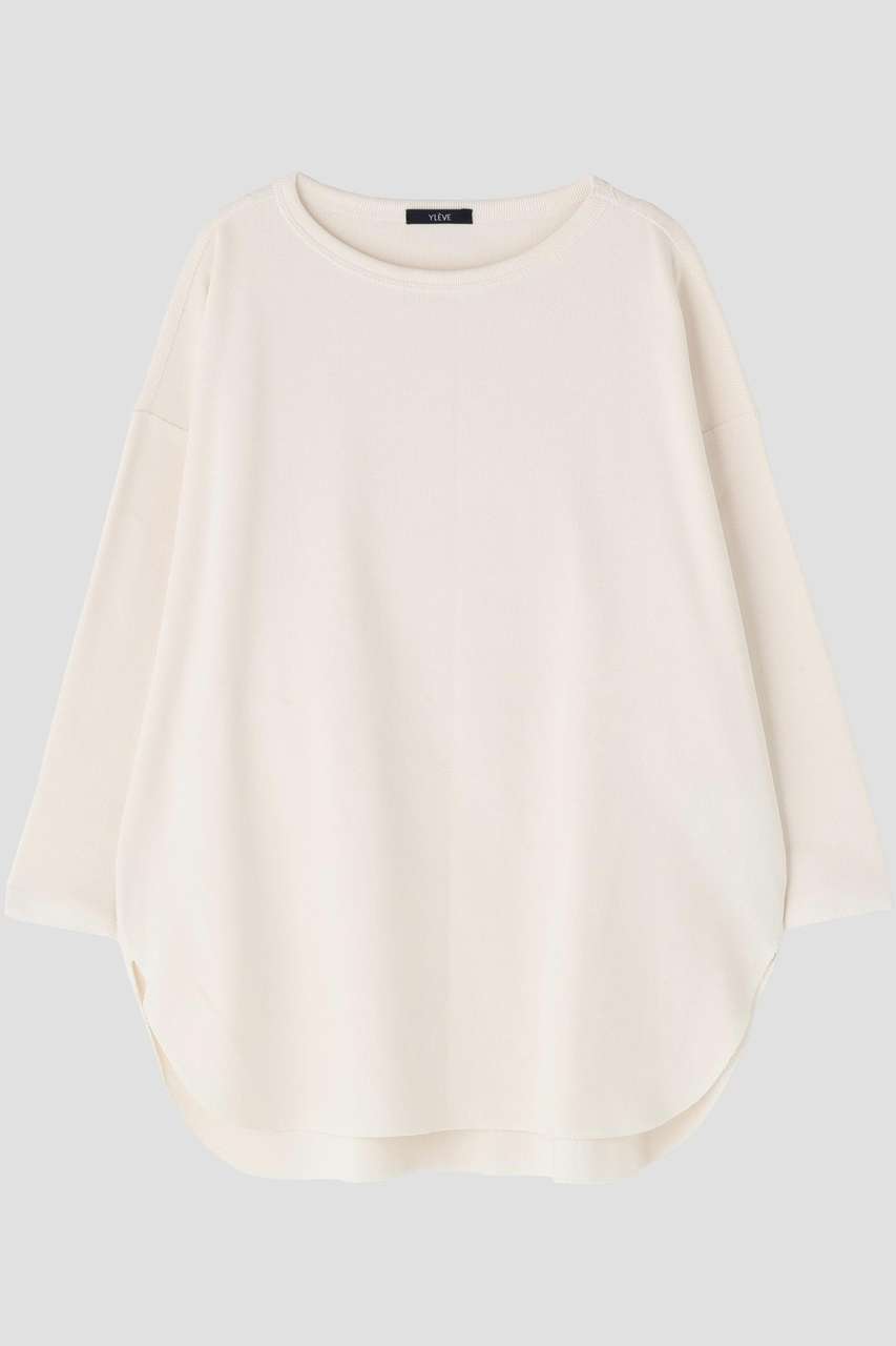 イレーヴ/YLEVEのYLEVE / COTTON RIB PULLOVER BIG(ホワイト/1686166562)