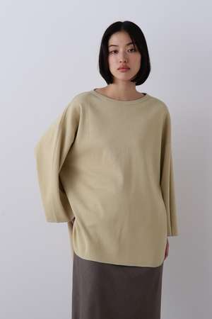 イレーヴ/YLEVEのYLEVE / COTTON RIB PULLOVER BIG(110100/110103)