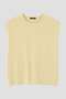 YLEVE / ORGANIC COTTON BIO SLEEVELESS T-SHIRT イレーヴ/YLEVE イエロー