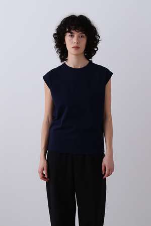 イレーヴ/YLEVEのYLEVE / ORGANIC COTTON BIO SLEEVELESS T-SHIRT(110100/110101)