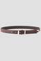 YLEVE / LEATHER WESTERN BELT イレーヴ/YLEVE ブラウン
