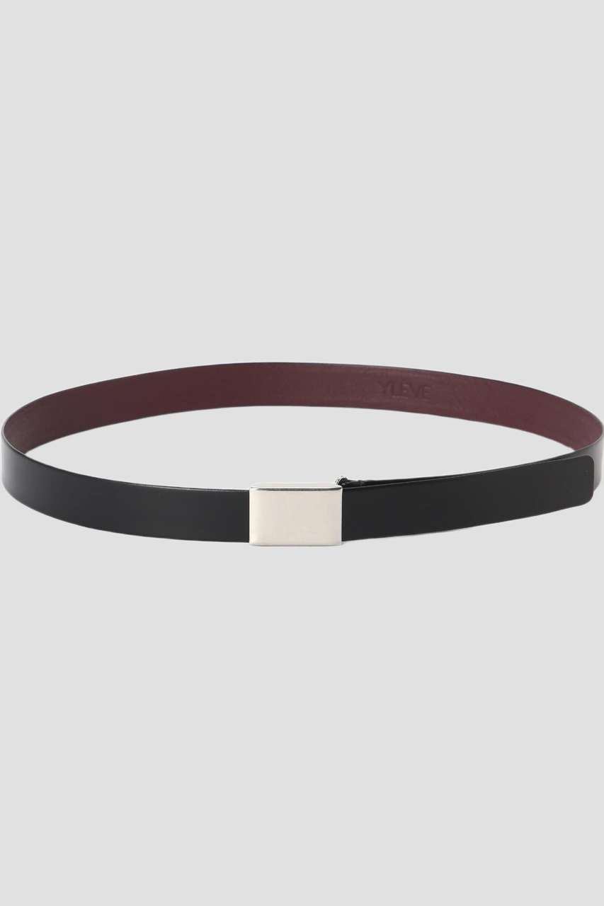 イレーヴ/YLEVEのYLEVE / LEATHER BUCKLED BELT(ブラック/1686177578)