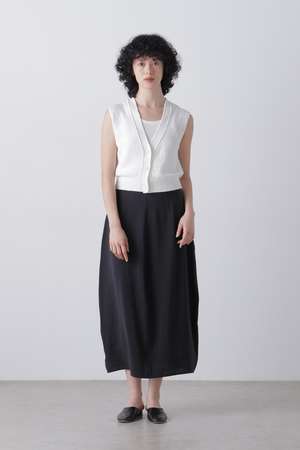 イレーヴ/YLEVEのYLEVE / RAYON-POLYESTER BROAD SKIRT(110700/110703)