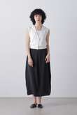 YLEVE / RAYON-POLYESTER BROAD SKIRT