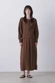 YLEVE / RAYON-POLYESTER BROAD SKIRT