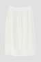 YLEVE / RAYON-POLYESTER BROAD SKIRT イレーヴ/YLEVE ホワイト