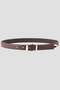 YLEVE / LEATHER WESTERN BELT イレーヴ/YLEVE ブラウン