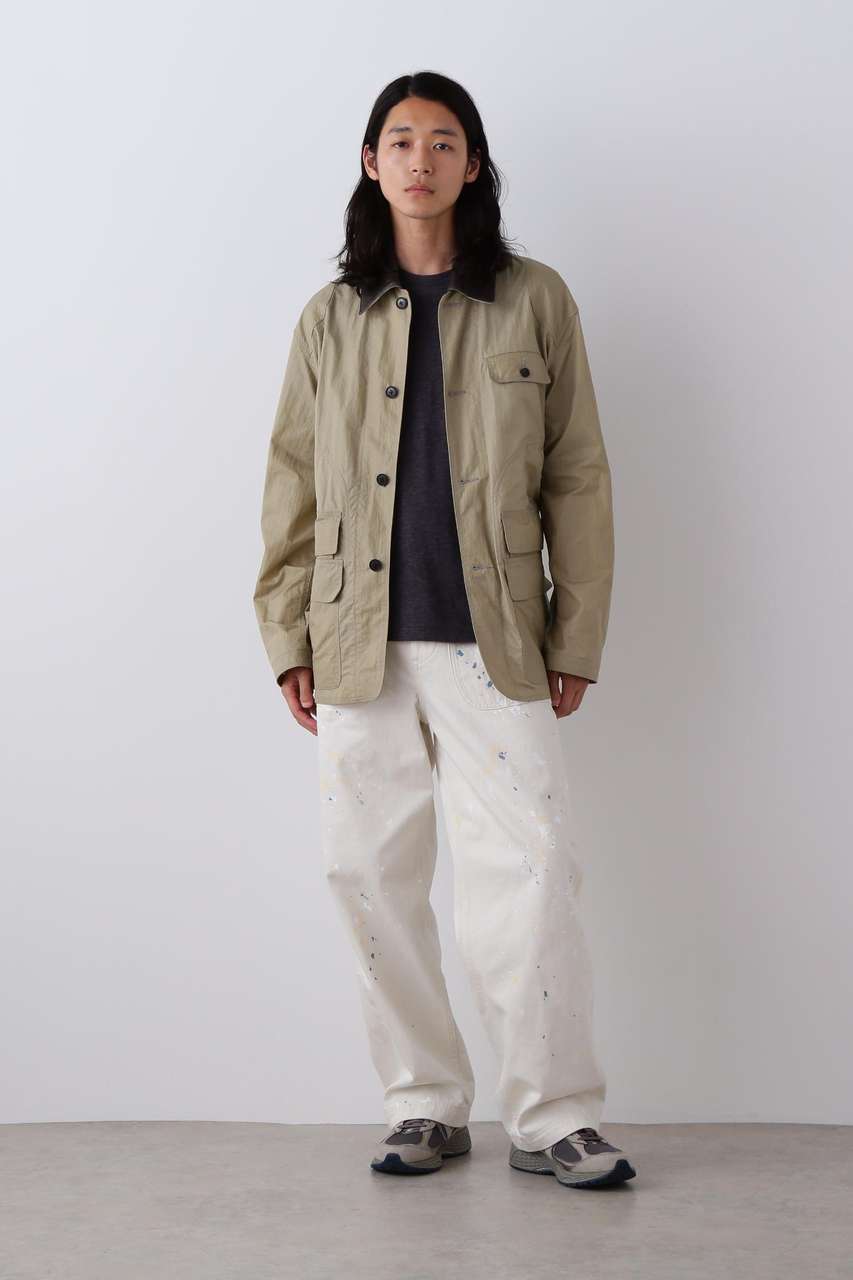 イレーヴ/YLEVEのYLEVE / HAND PAINT DENIM M45 PANTS(ベージュ/1706140027)