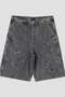 YLEVE / HAND PAINT DENIM SHORTS イレーヴ/YLEVE ブラック