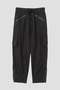 YLEVE / HIGH DENSITY TYPEWRITER COTTON CARGO PANTS イレーヴ/YLEVE ブラック