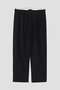 YLEVE / HIGH TWIST COTTON PANTS イレーヴ/YLEVE ブラック