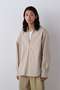 YLEVE / COTTON SILK TYPEWRITER SKIPPER SHIRT イレーヴ/YLEVE イエロー