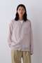 YLEVE / ACETATE CUPRA STRIPE PAJAMA SHIRT イレーヴ/YLEVE レッド