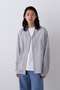 YLEVE / ACETATE CUPRA STRIPE PAJAMA SHIRT イレーヴ/YLEVE ブルー