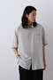 YLEVE / SILK HABUTAE SHIRT イレーヴ/YLEVE ブルー