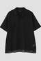 YLEVE / COTTON RAMIE VOILE HAND STITCH SHIRT イレーヴ/YLEVE ブラック