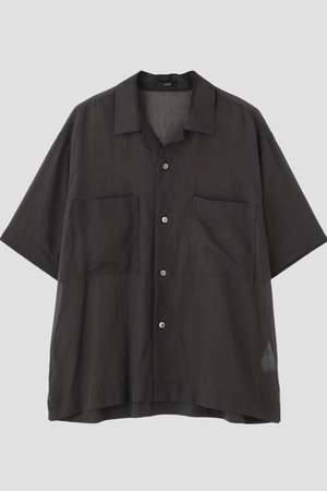 イレーヴ/YLEVEのYLEVE / COTTON VOILE LAWN OPEN COLLAR SHIRT(110400/110402)