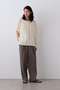 YLEVE / COTTON VOILE LAWN OPEN COLLAR SHIRT イレーヴ/YLEVE