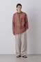 YLEVE / COTTON SILK CHECK PULLOVER SHIRT イレーヴ/YLEVE