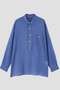 YLEVE / COTTON SILK CHECK PULLOVER SHIRT イレーヴ/YLEVE