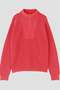 YLEVE / FADED STONEWASH KNIT ZIP PULLOVER イレーヴ/YLEVE