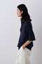 YLEVE / COTTON LINEN KNIT SKIPPER POLO イレーヴ/YLEVE