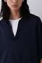YLEVE / COTTON LINEN KNIT SKIPPER POLO イレーヴ/YLEVE