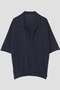 YLEVE / COTTON LINEN KNIT SKIPPER POLO イレーヴ/YLEVE