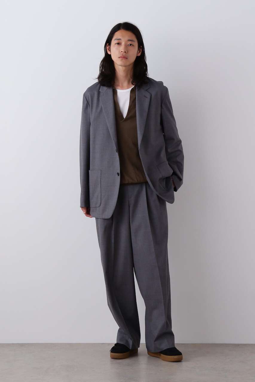 YLEVE(イレーヴ)｜YLEVE / COTTON LINEN KNIT SKIPPER POLO/カーキ の