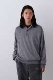 YLEVE / WOOL SILK CASHMERE KNIT POLO