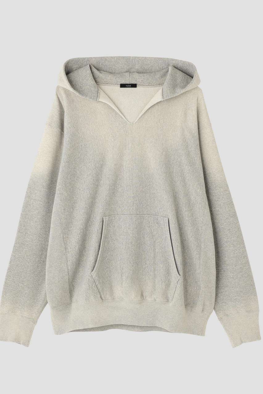 イレーヴ/YLEVEのYLEVE / ORGANIC COTTON SUN FADED SWEAT HOODIE(グレー/1706166001)