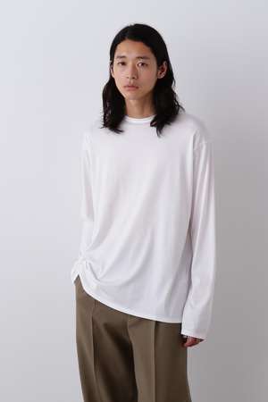 イレーヴ/YLEVEのYLEVE / ELS GV COTTON LONG SLEEVE T-SHIRT(110100/110103)