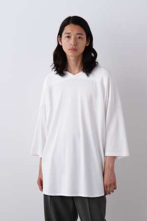 イレーヴ/YLEVEのYLEVE / COTTON RAYON PIGMENT DYE HOCKEY PULLOVER(110100/110103)