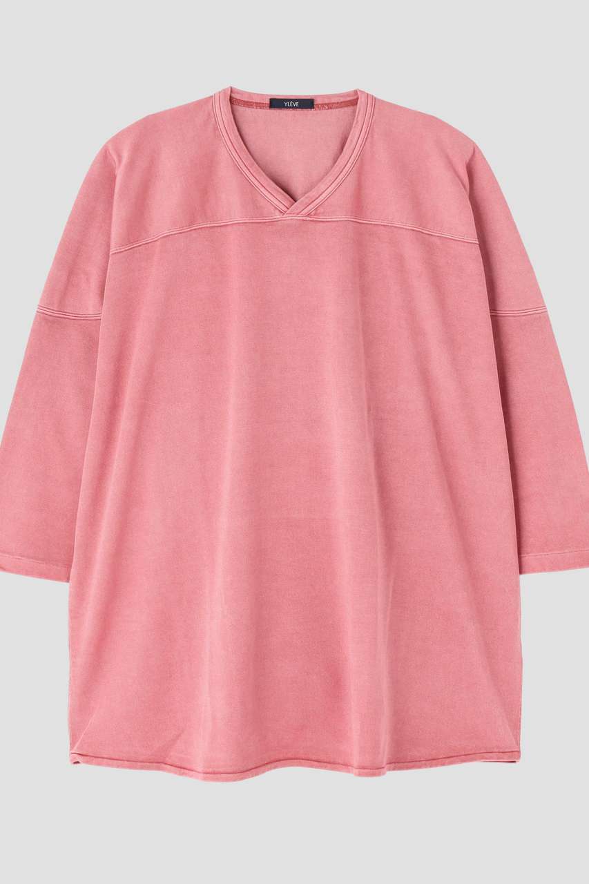 イレーヴ/YLEVEのYLEVE / COTTON RAYON PIGMENT DYE HOCKEY PULLOVER(レッド/1706166041)