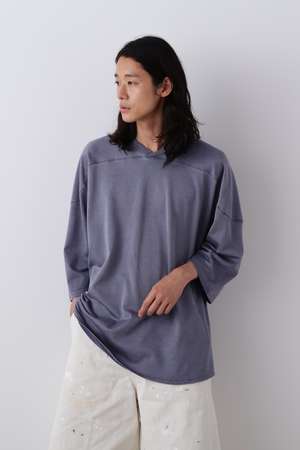 イレーヴ/YLEVEのYLEVE / COTTON RAYON PIGMENT DYE HOCKEY PULLOVER(110100/110103)