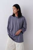 YLEVE / COTTON RAYON PIGMENT DYE HOCKEY PULLOVER イレーヴ/YLEVE