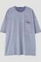 YLEVE / COTTON RAYON PIGMENT DYE POCKET T-SHIRT イレーヴ/YLEVE ネイビー